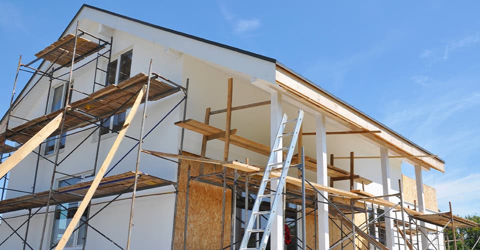 Residential Home Renovation Construction Exterior Painting