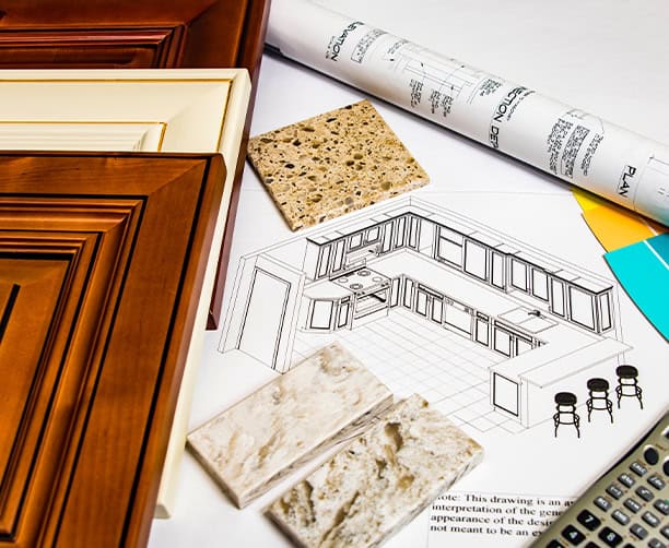 Kitchen Remodel Under Construction White Cabinets Island